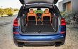 How to fold rear seats on BMW X3 to expand cargo area