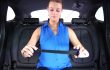 How to fasten rear middle seat belt on BMW