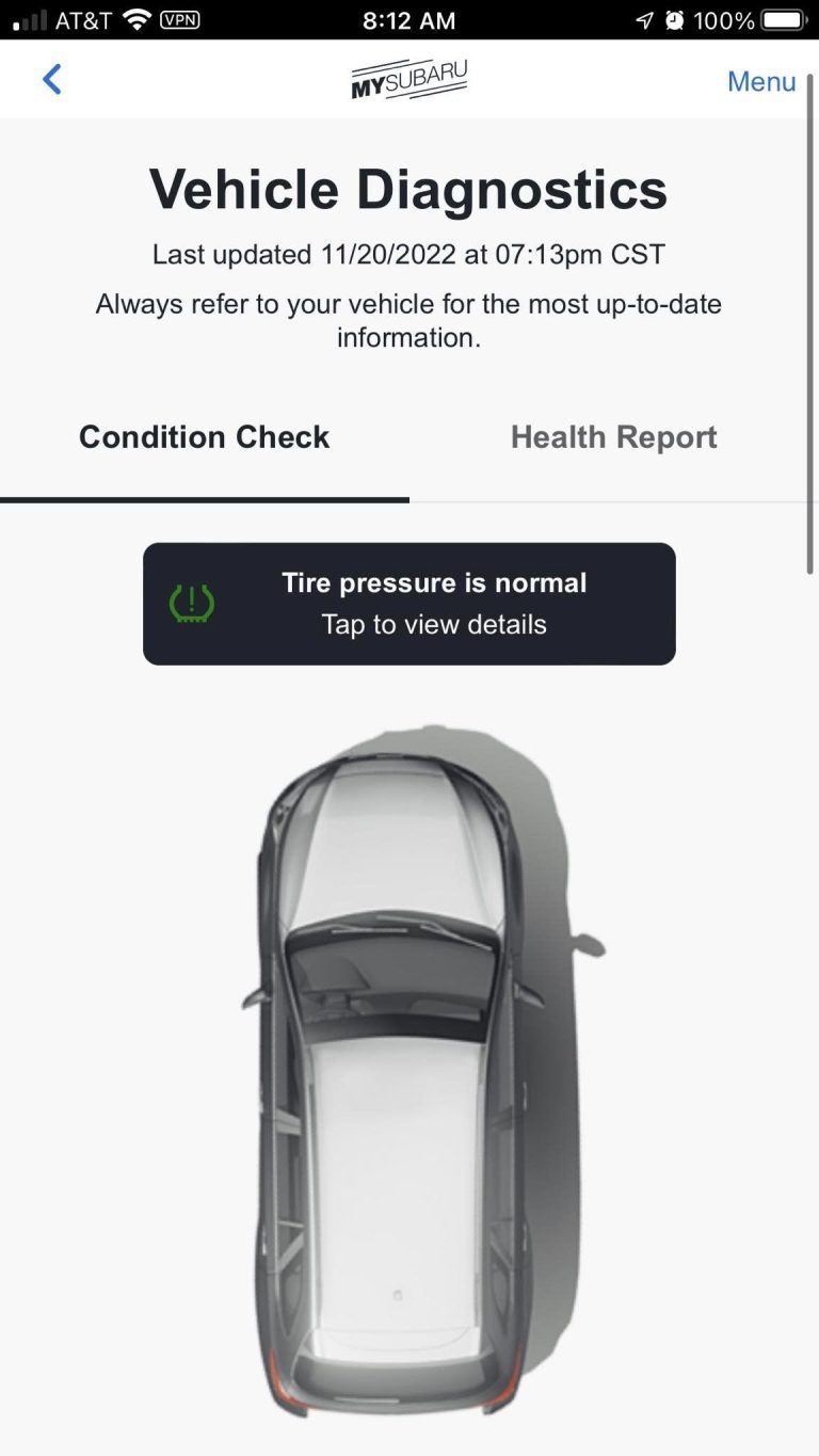 Subaru Crosstrek low tire pressure warning light causes, how to reset